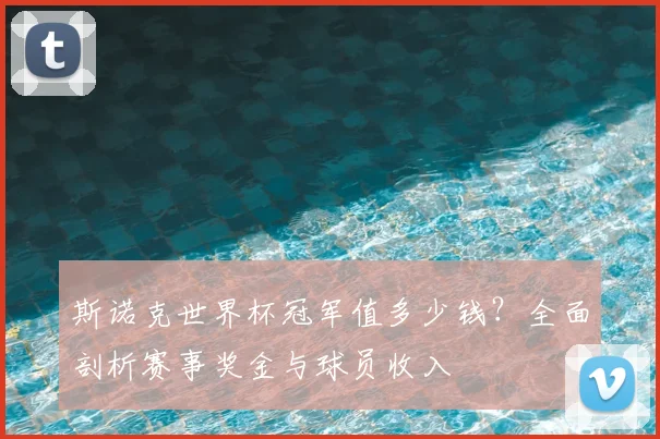 斯诺克世界杯冠军值多少钱？全面剖析赛事奖金与球员收入
